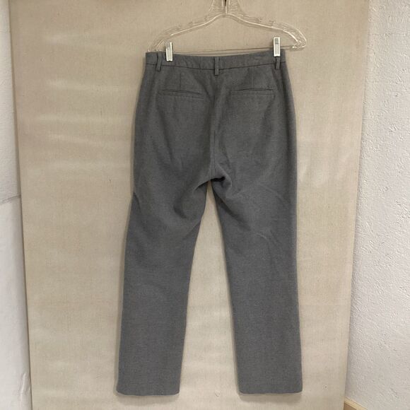 LL bean women’s pants size 4 gray classic fit lined 100% cotton soft - Picture 2 of 10